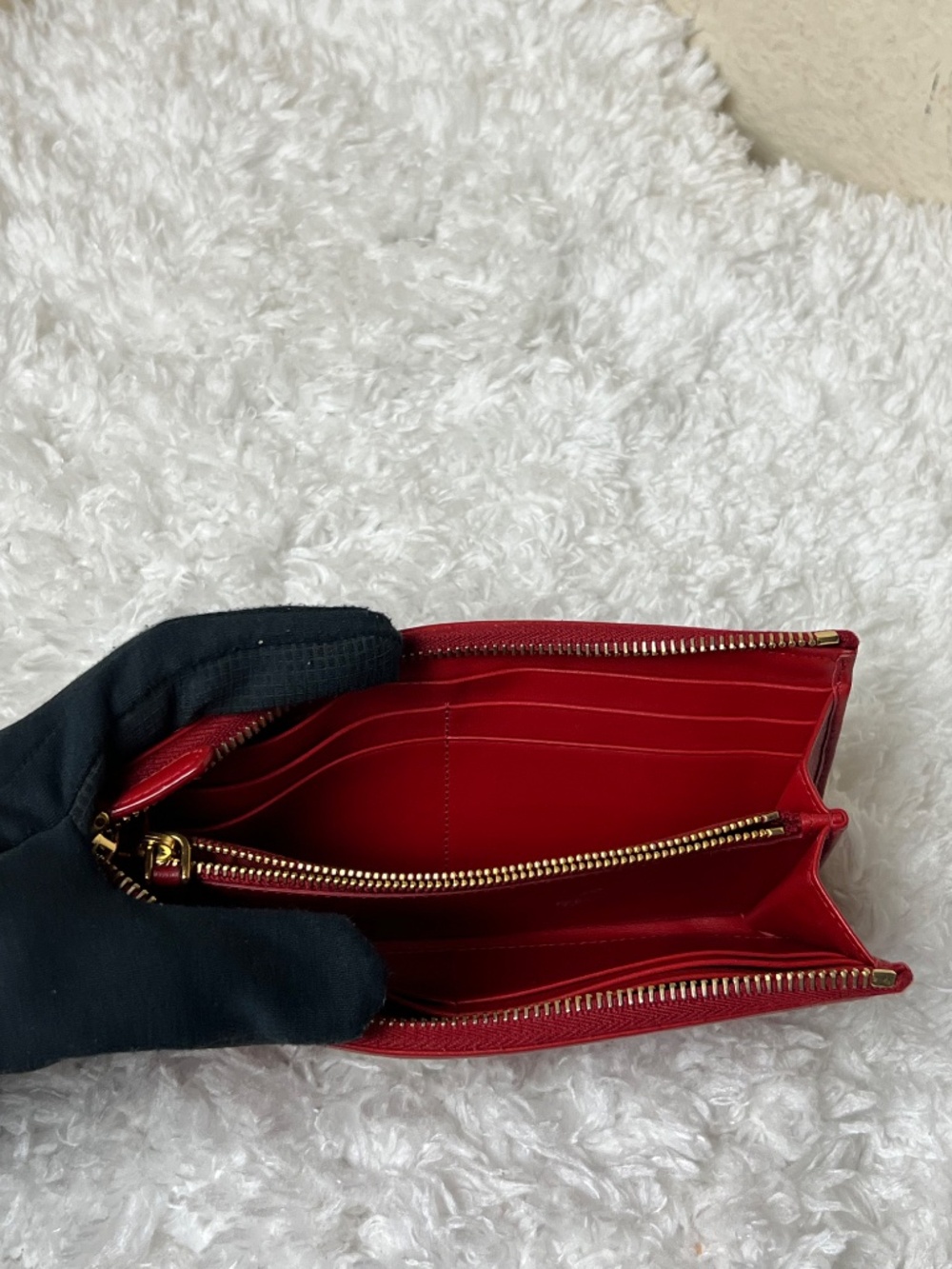 Prada Long Red Zippy Wallet - Picture 7 of 8